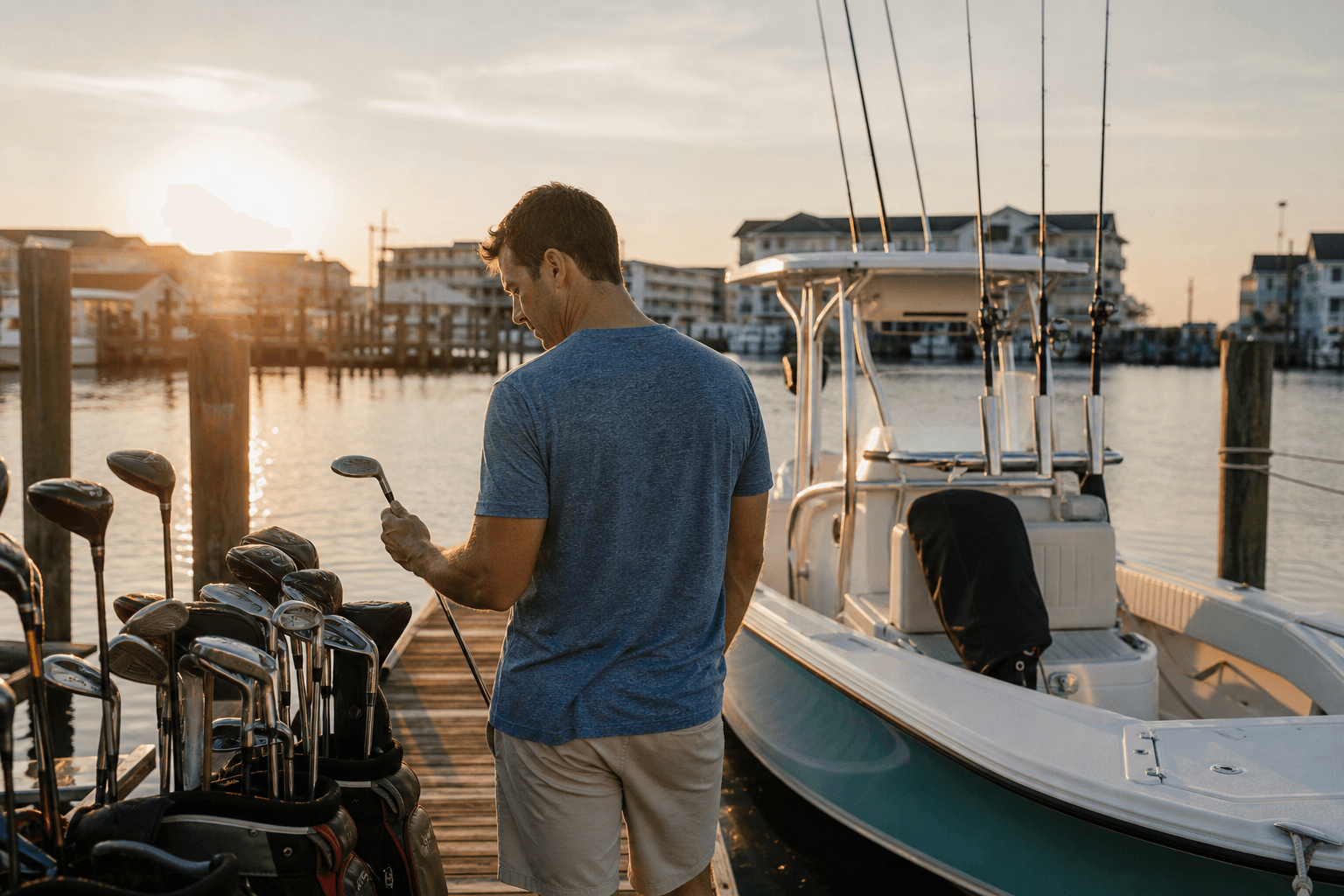 Fathers Day: tee or bay—not both heroic plans before noon — Beach Blog photo, Ocean City, Maryland