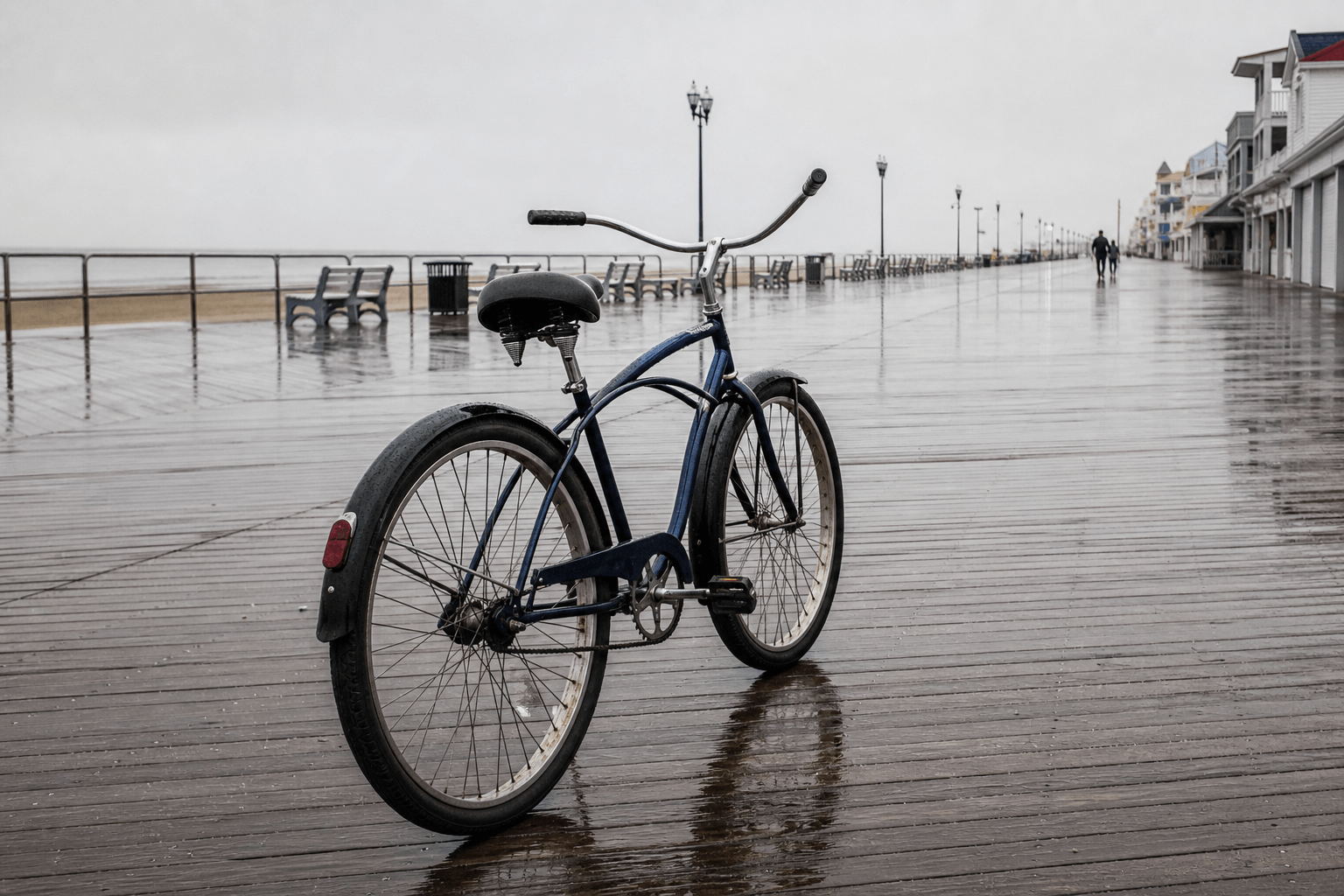 Bike fenders for rainy Boardwalk rides — Beach Blog photo, Ocean City, Maryland
