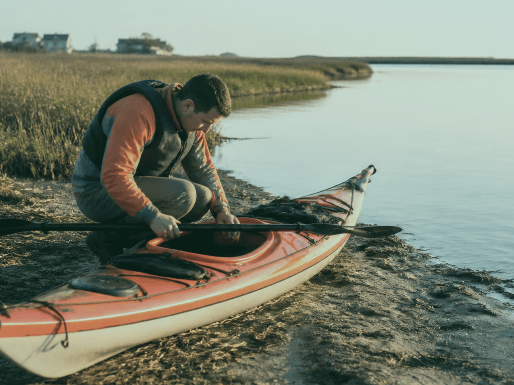 fenwick bay kayak wind check — supporting Beach Blog photo, Ocean City, Maryland