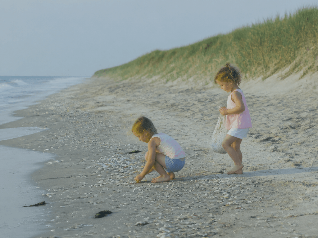 Fenwick quiet beach hour with cousins — supporting Beach Blog photo, Ocean City, Maryland