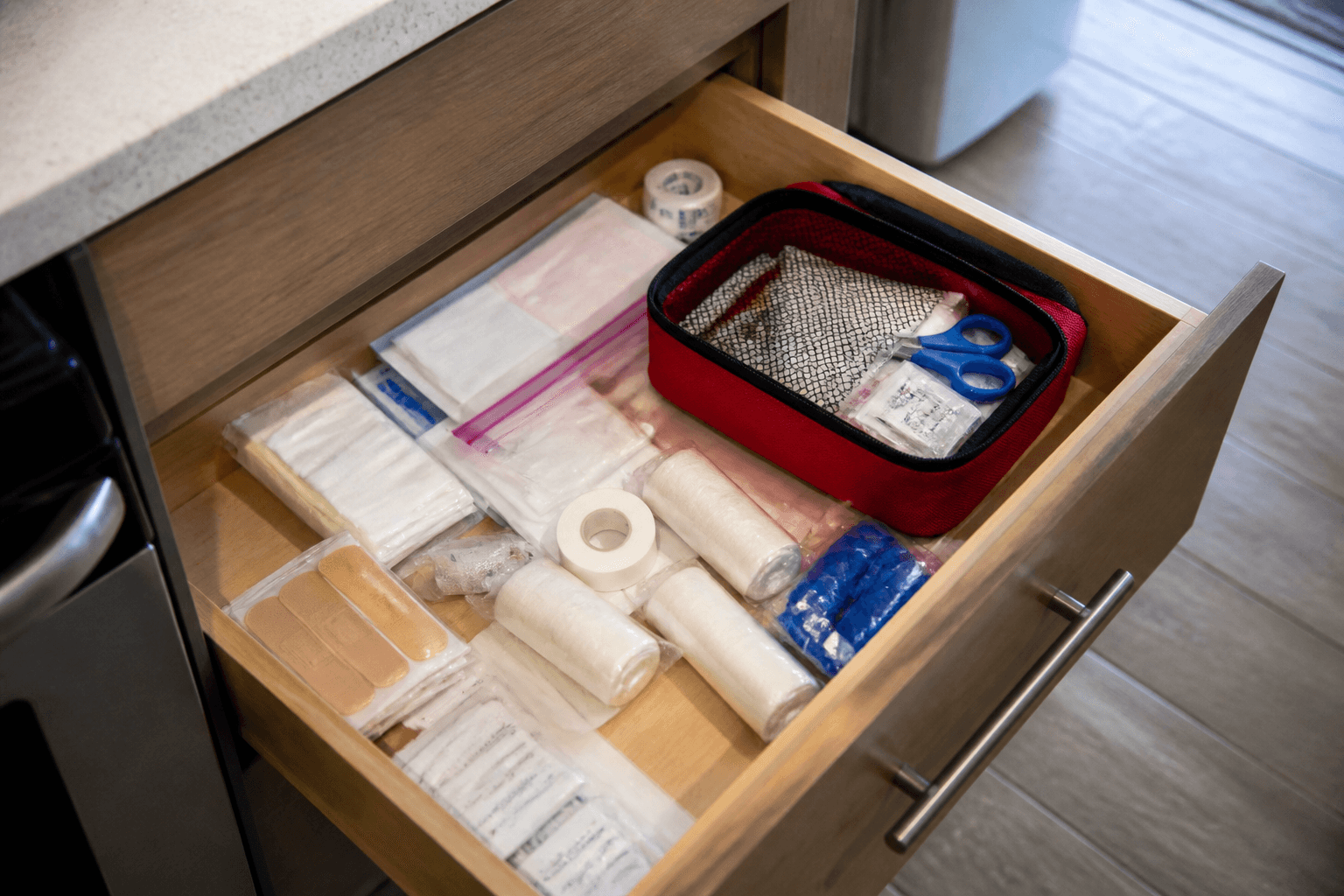 First-aid kit in the condo drawer: stock it day one — Beach Blog photo, Ocean City, Maryland