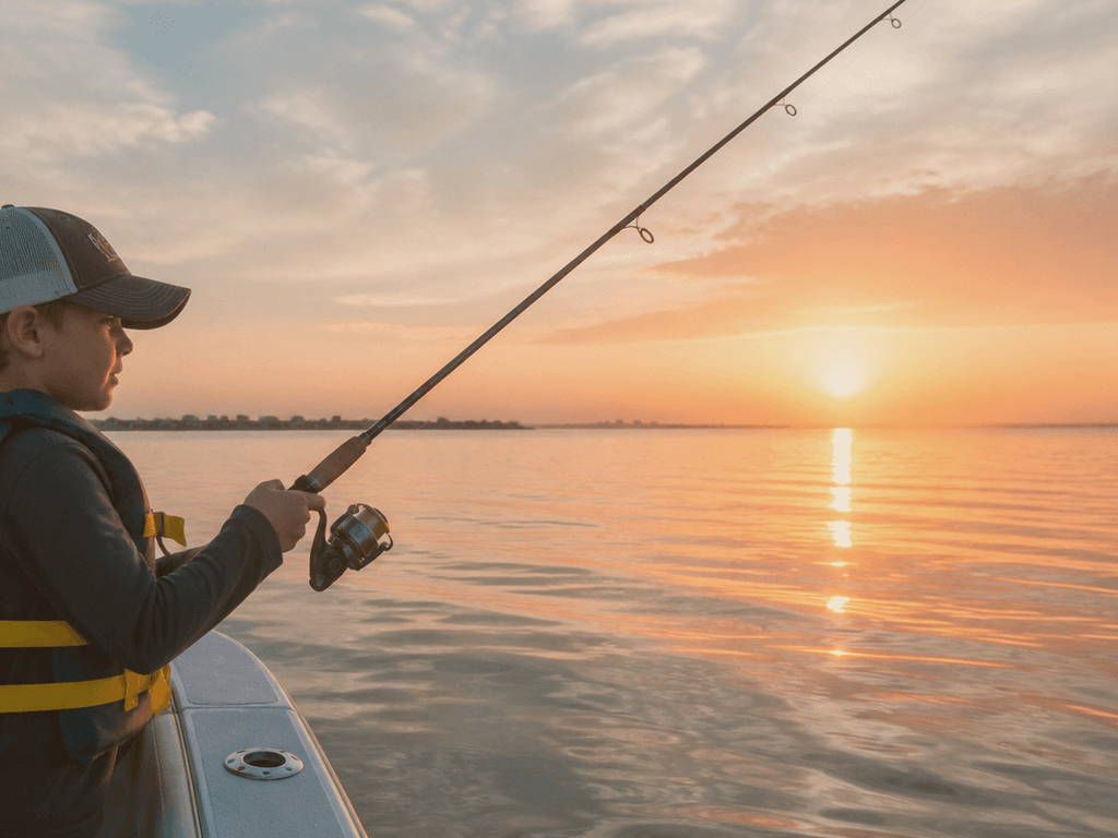 Flounder season bay morning: keep it early so the beach still happens — supporting Beach Blog photo, Ocean City, Maryland