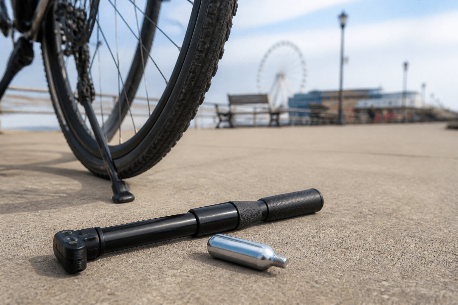 Frame pump vs CO2: carry both mindsets — Beach Blog photo, Ocean City, Maryland