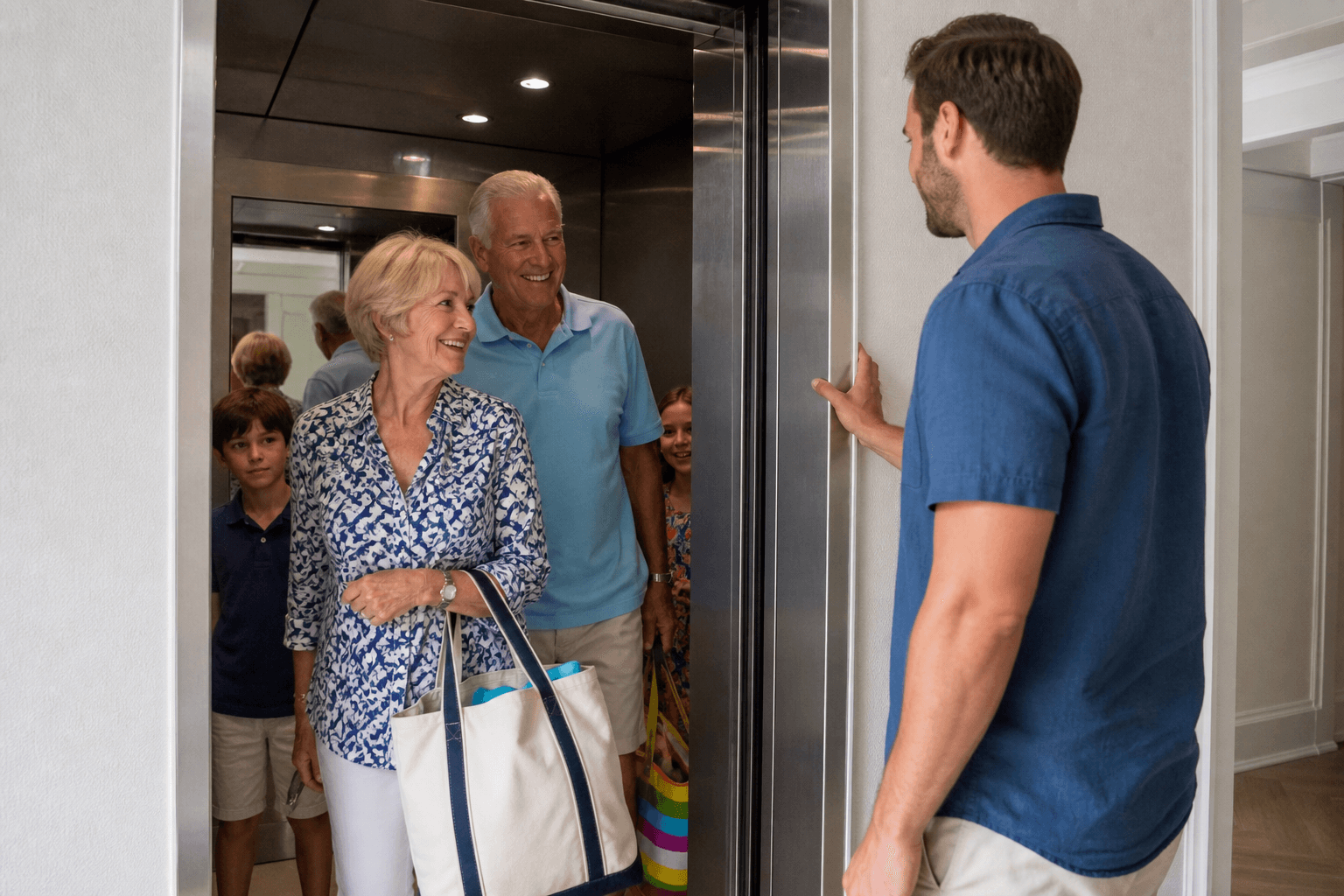 Grandparents elevator priority: let the door be kindness infrastructure — Beach Blog photo, Ocean City, Maryland