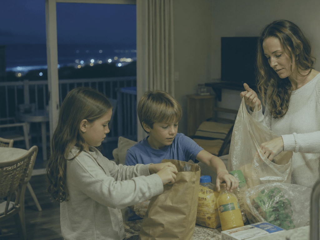 Grocery-first night for a single mom: claim the condo before the Boardwalk claims you — supporting Beach Blog photo, Ocean City, Maryland