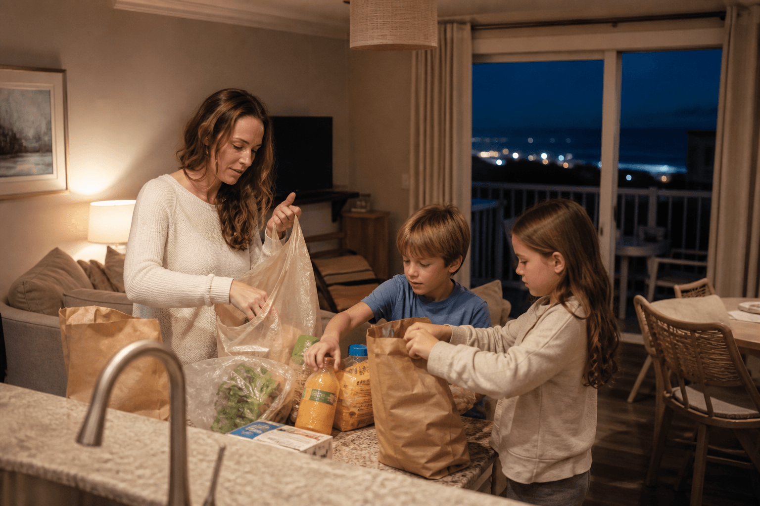 Grocery-first night for a single mom: claim the condo before the Boardwalk claims you — Beach Blog photo, Ocean City, Maryland