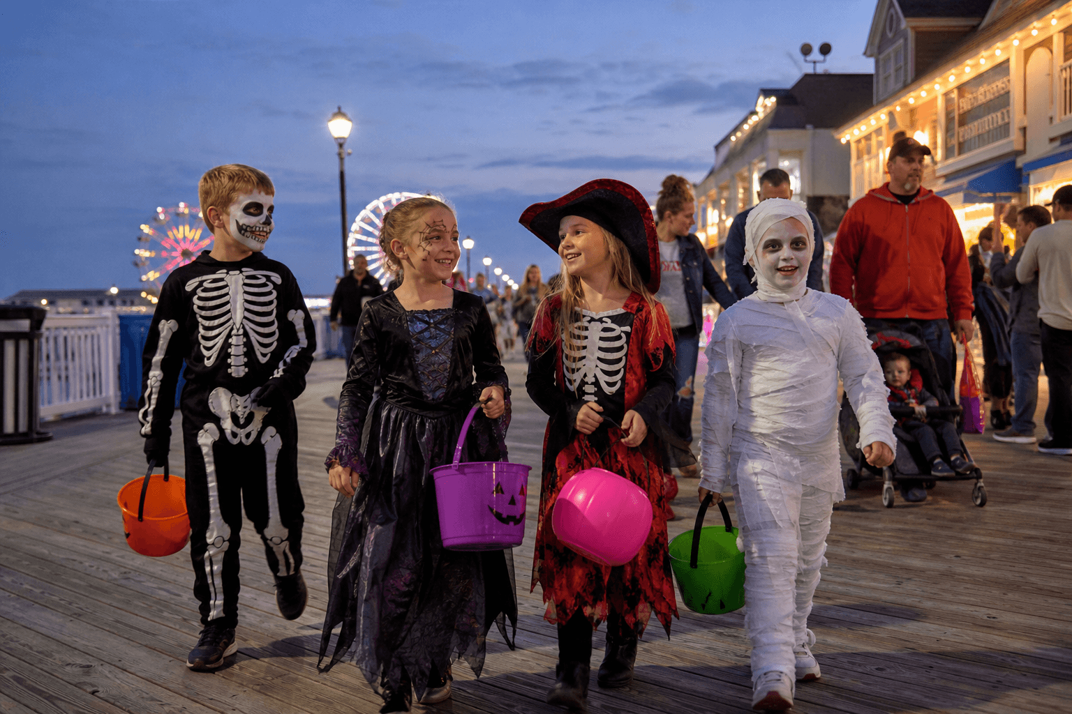 Halloween on the boards: crowd notes for costumes, kids, and exit timing — Beach Blog photo, Ocean City, Maryland