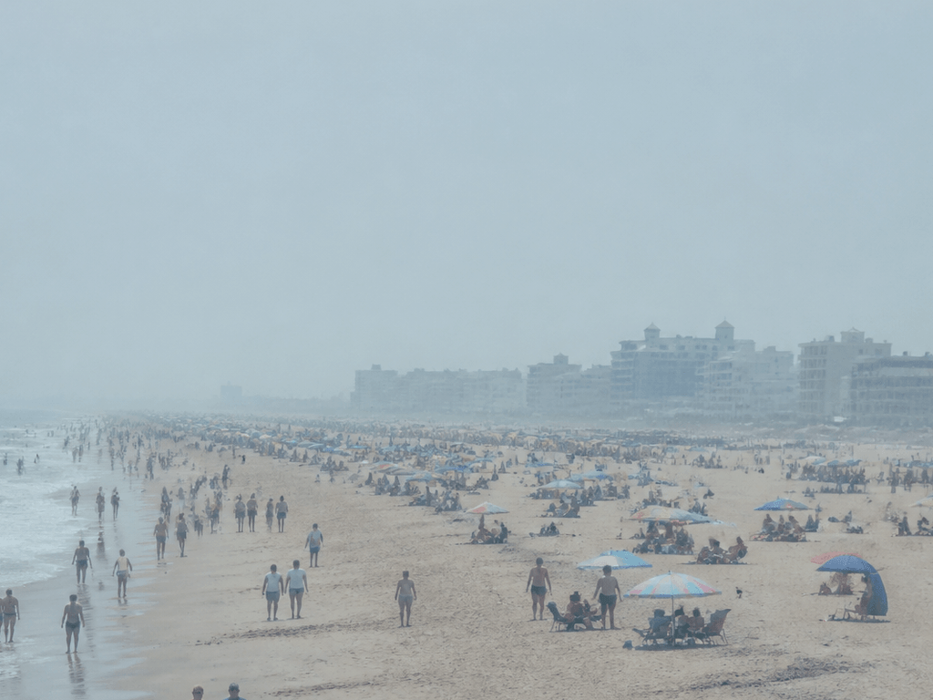 Haze day photo and breathing plan: soft skies, softer expectations — supporting Beach Blog photo, Ocean City, Maryland