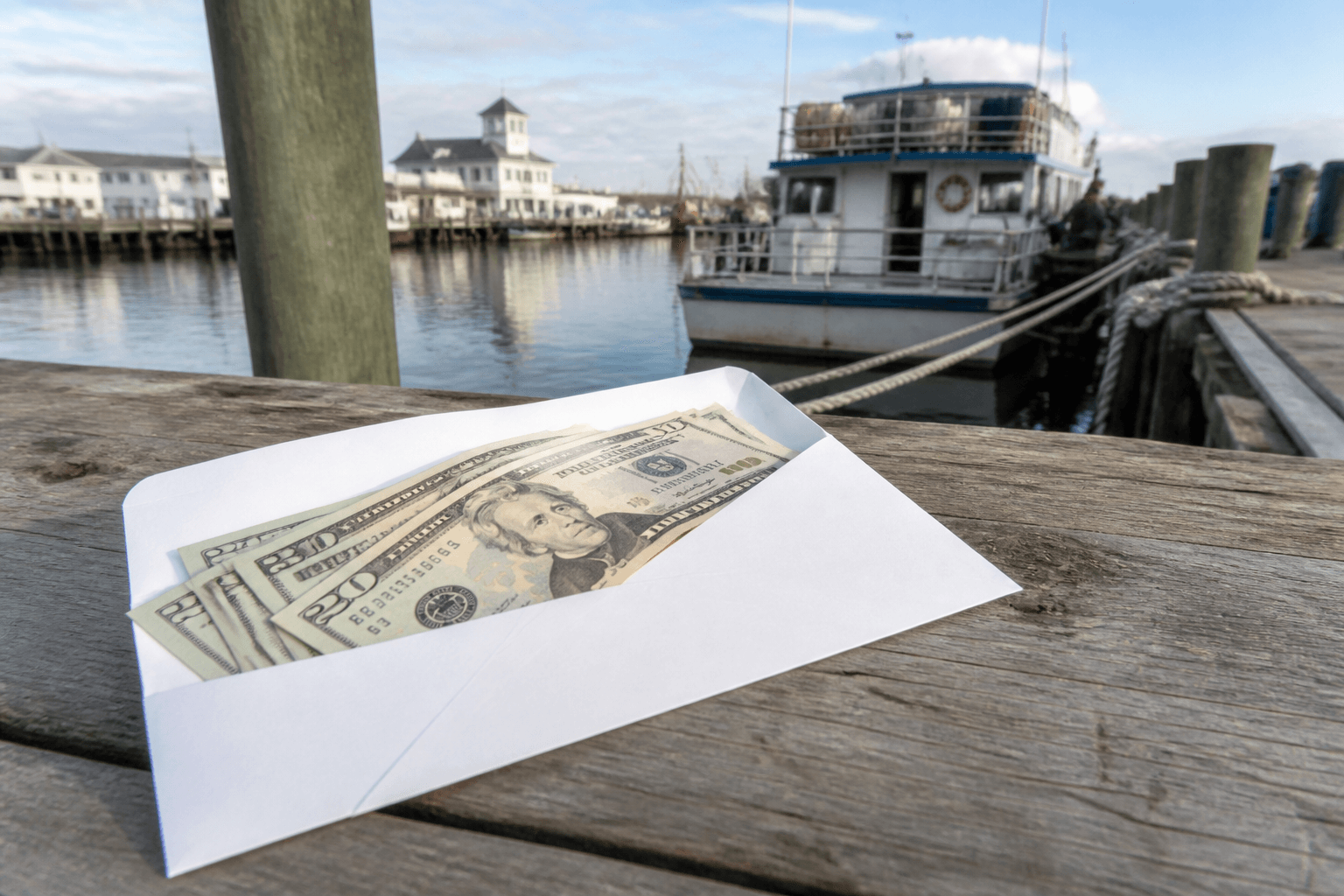 Headboat tips: cash envelope before you board — Beach Blog photo, Ocean City, Maryland