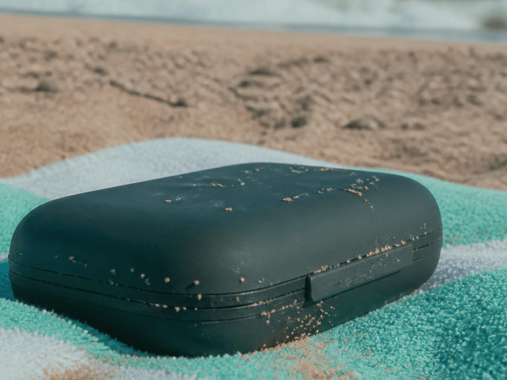 Hearing aid sand seal case: beach days need a ritual — supporting Beach Blog photo, Ocean City, Maryland