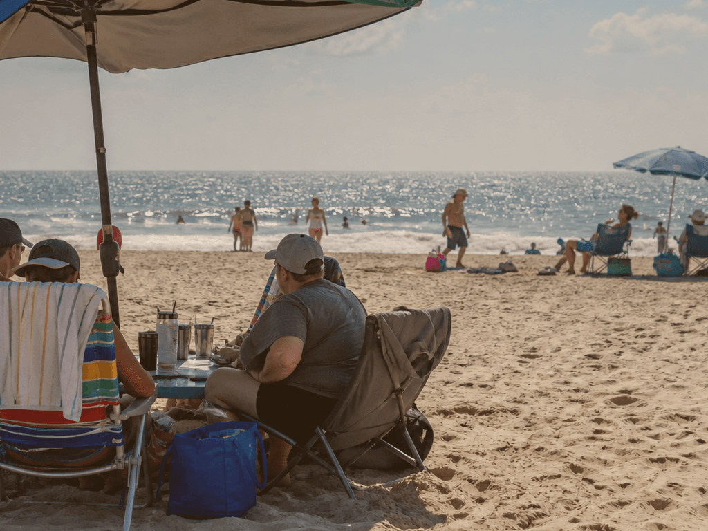 Heat-wave Plan B for Seattle brains — supporting Beach Blog photo, Ocean City, Maryland