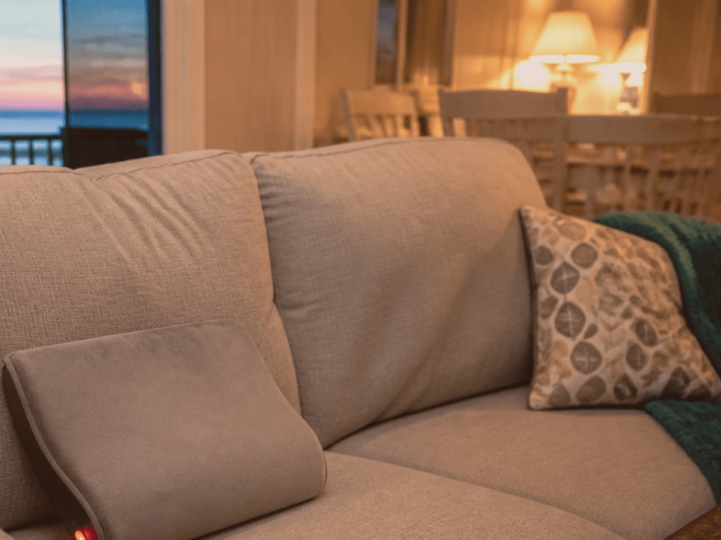 Condo heating pad for sore beach backs — supporting Beach Blog photo, Ocean City, Maryland