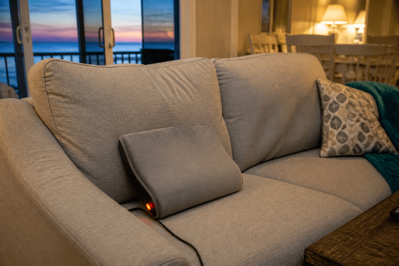 Condo heating pad for sore beach backs — Beach Blog photo, Ocean City, Maryland