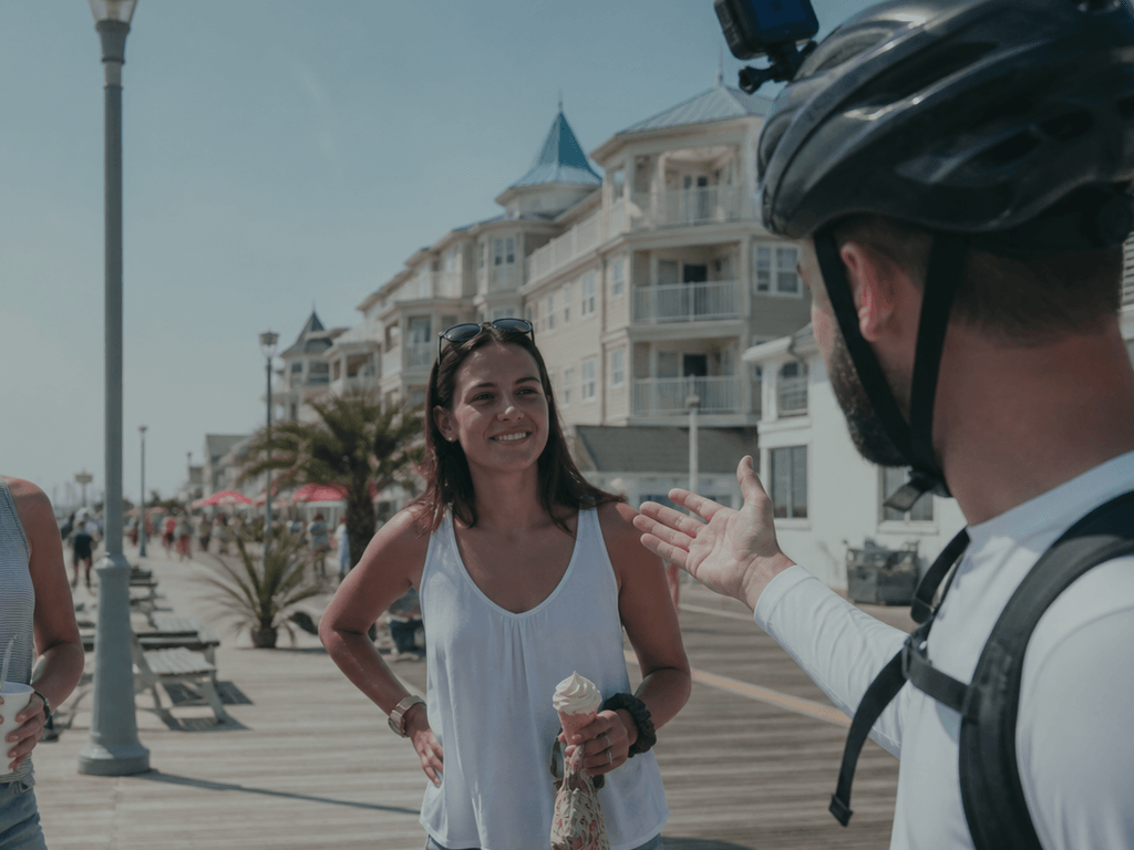 Helmet cam privacy: ask before you film friends — supporting Beach Blog photo, Ocean City, Maryland