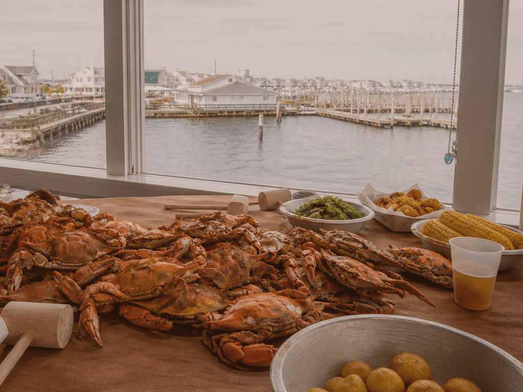 Hooper's Crab House: big barn, bay view, and crab-feast homework — supporting Beach Blog photo, Ocean City, Maryland