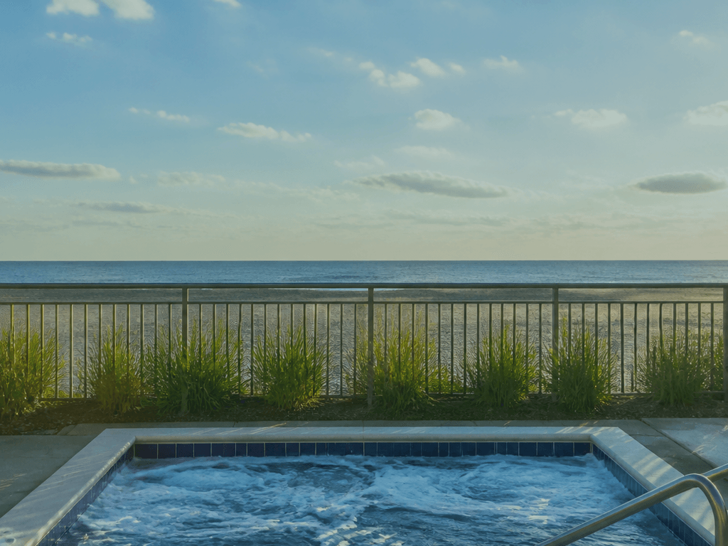 Hot tub after sunburn: skip the jets day — supporting Beach Blog photo, Ocean City, Maryland