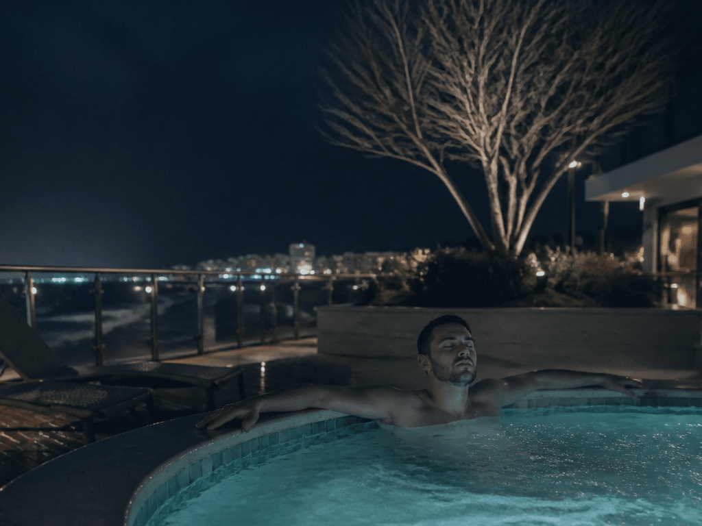 Hot tub night cap without overdoing it: soak, hydrate, sleep — supporting Beach Blog photo, Ocean City, Maryland
