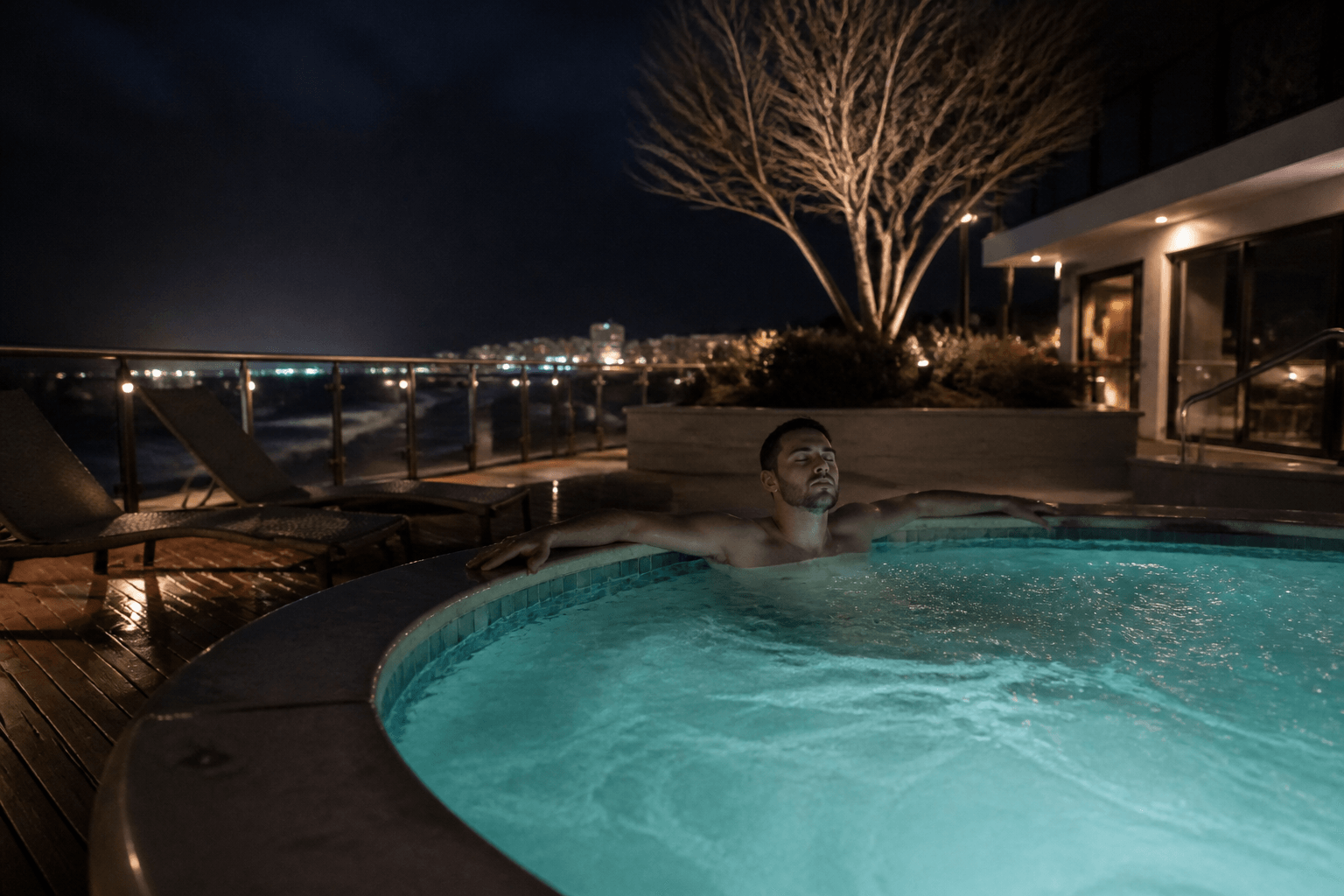 Hot tub night cap without overdoing it: soak, hydrate, sleep — Beach Blog photo, Ocean City, Maryland