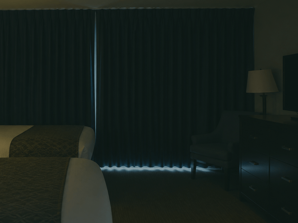 Hotel blackout shades: request before sunset check-in — supporting Beach Blog photo, Ocean City, Maryland