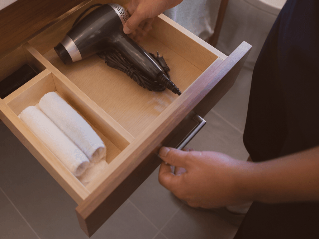Hotel hairdryer drawer inventory: check day one — supporting Beach Blog photo, Ocean City, Maryland