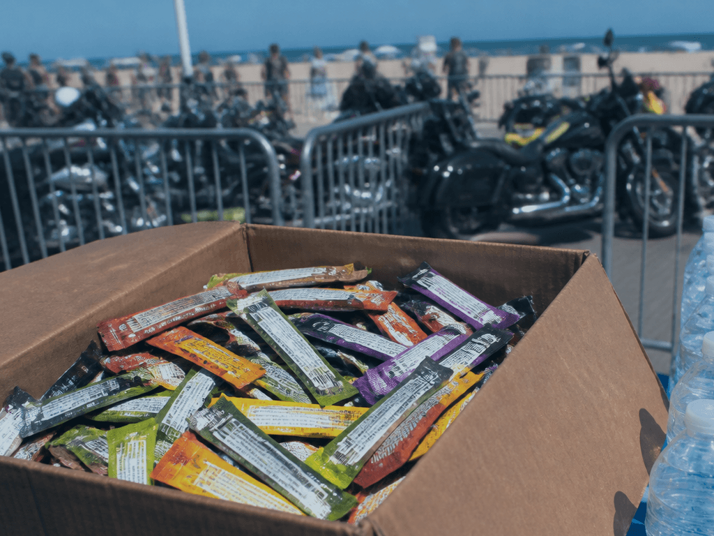 Hydration electrolyte packets: water alone isn't always enough — supporting Beach Blog photo, Ocean City, Maryland