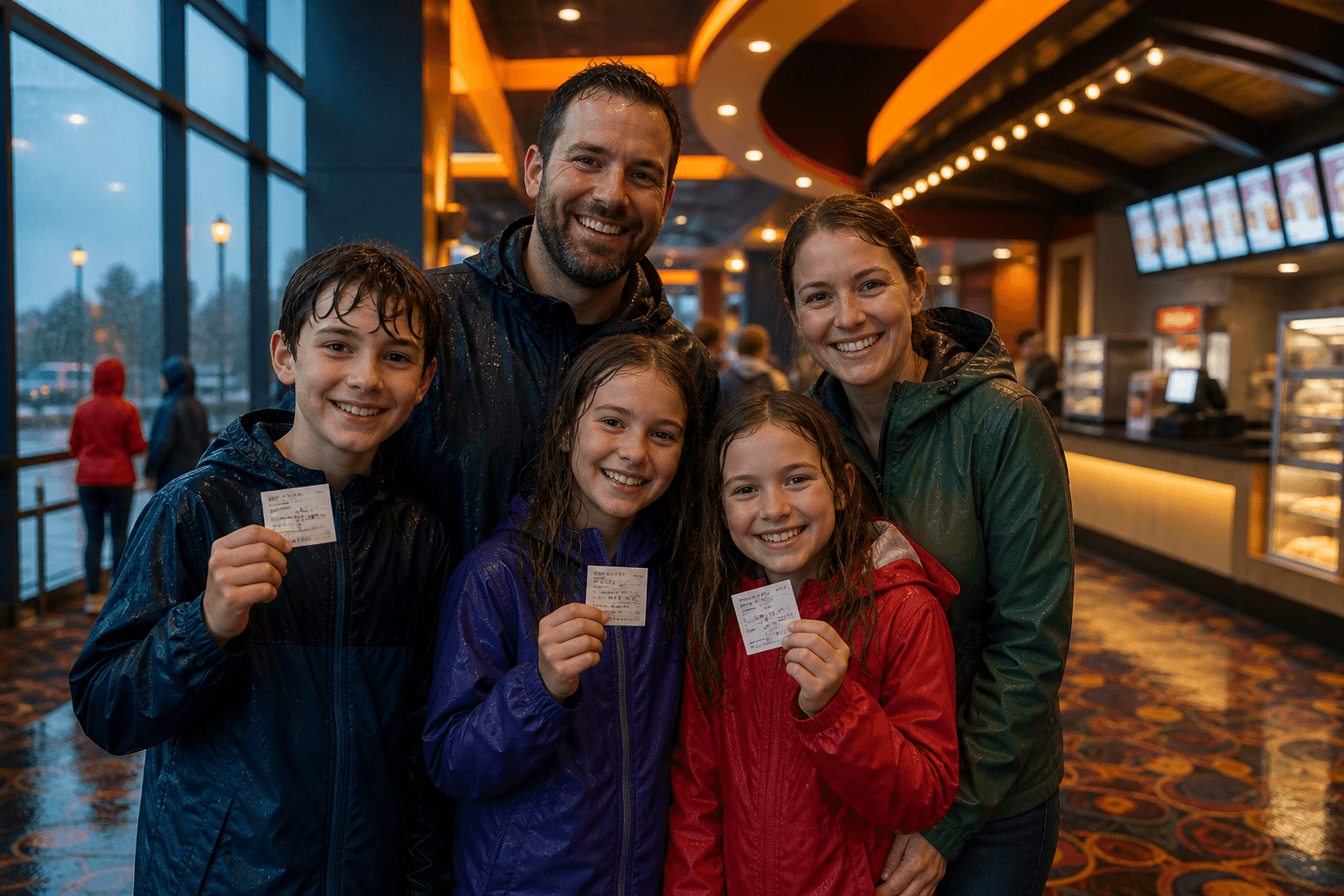 Indoor movie matinee with three kids: rain plan that still feels like vacation — Beach Blog photo, Ocean City, Maryland
