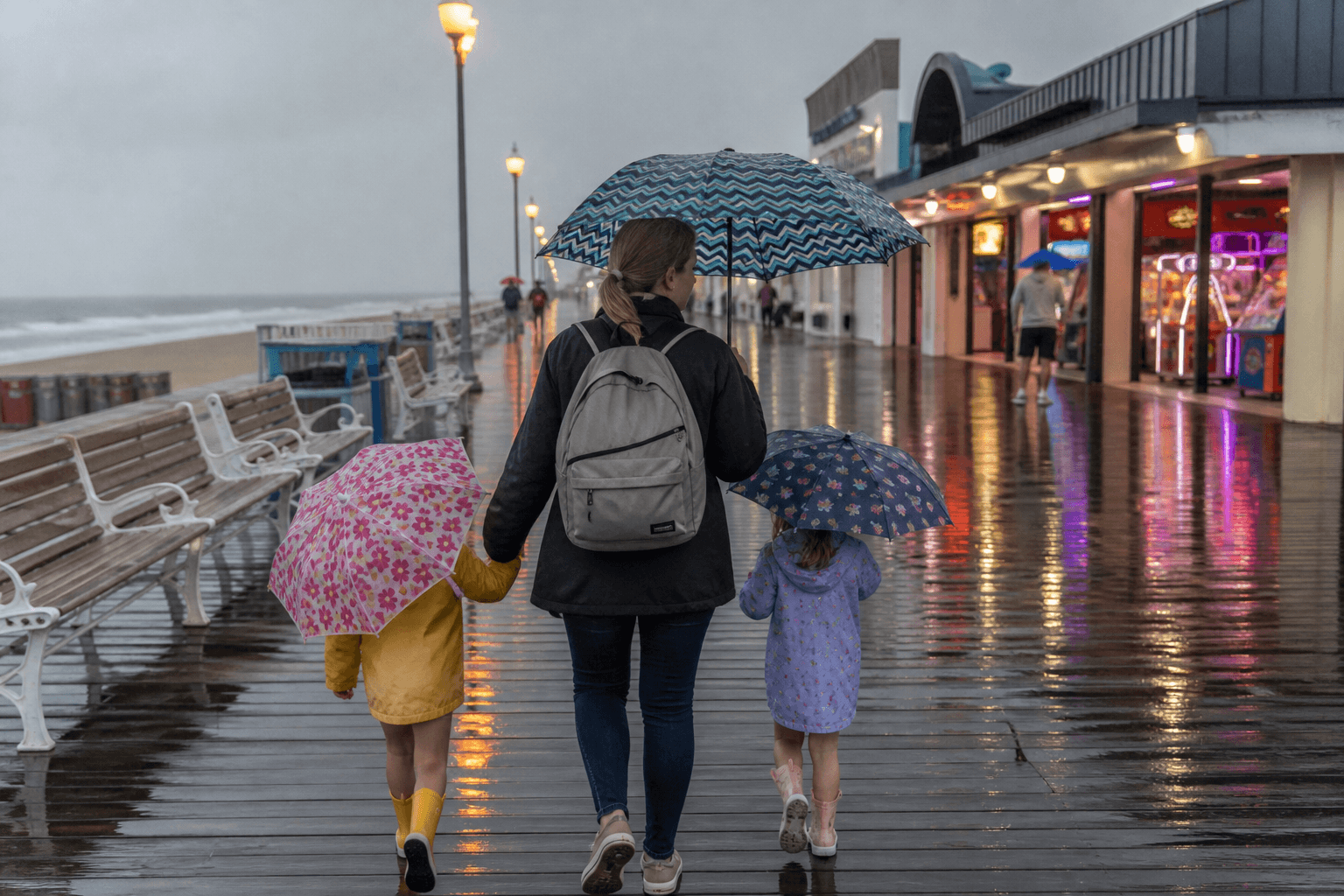 Indoor pivot logistics for a single mom: rainy Ocean City without losing the week — Beach Blog photo, Ocean City, Maryland