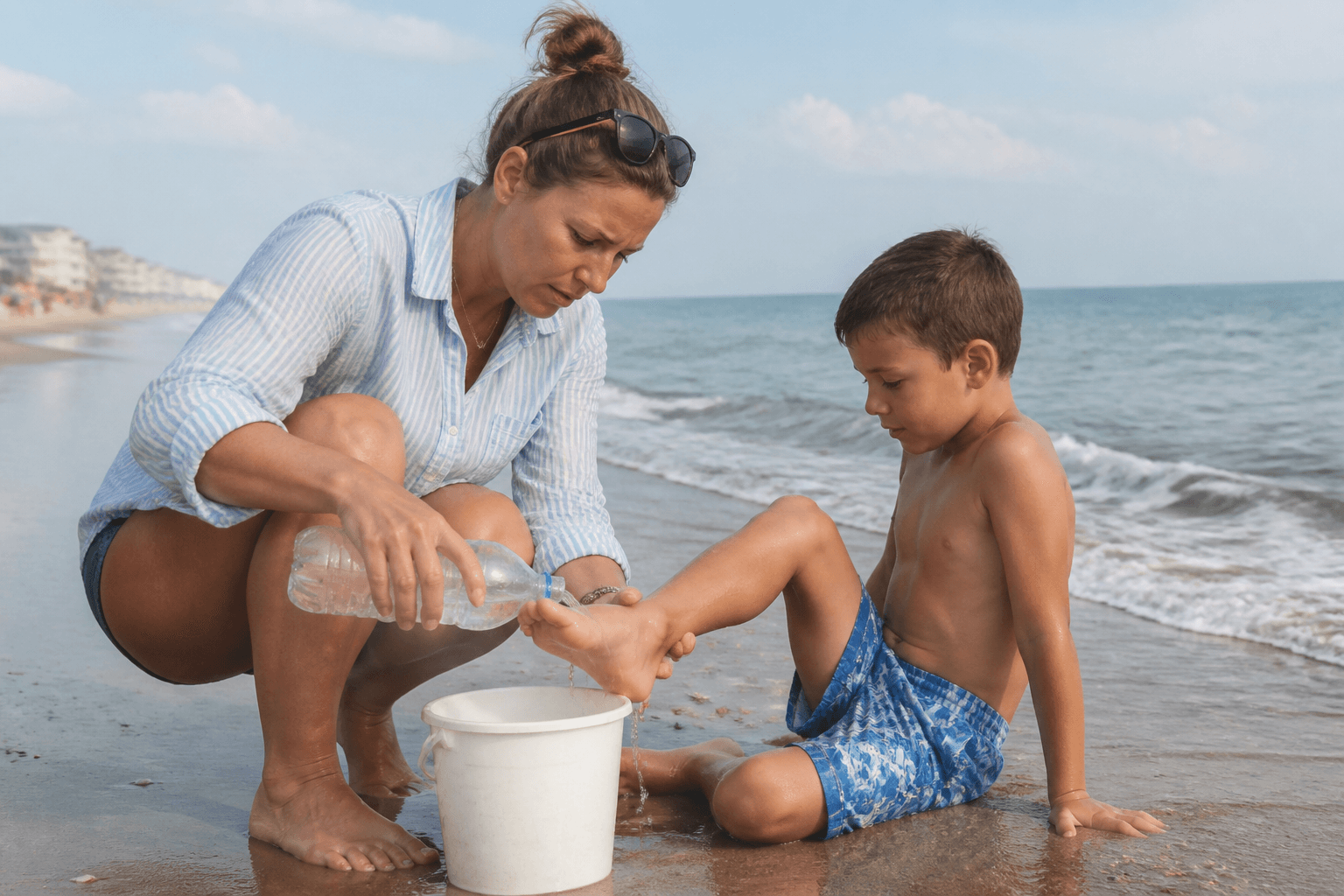 Jellyfish sting first response: calm steps, then care—not chaos — Beach Blog photo, Ocean City, Maryland