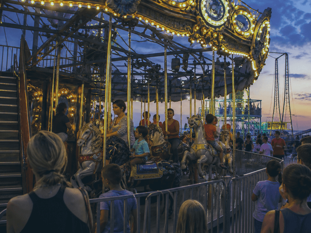 Kiddie rides and the carousel: a kid's honest Ocean City rating — supporting Beach Blog photo, Ocean City, Maryland