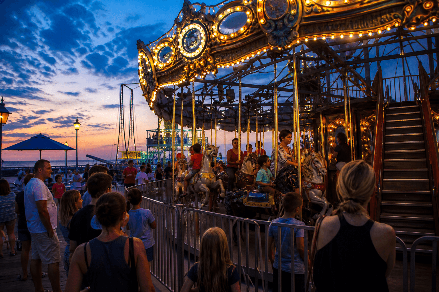 Kiddie rides and the carousel: a kid's honest Ocean City rating — Beach Blog photo, Ocean City, Maryland