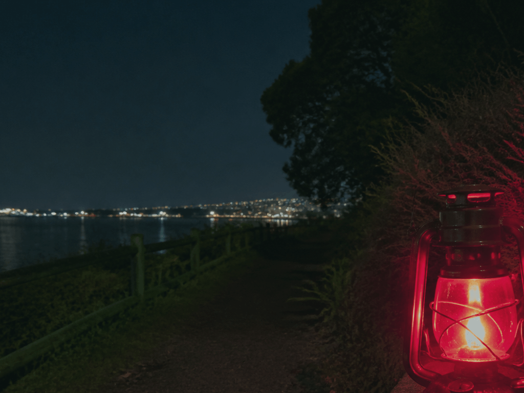 Lantern red mode for night wildlife walks — supporting Beach Blog photo, Ocean City, Maryland