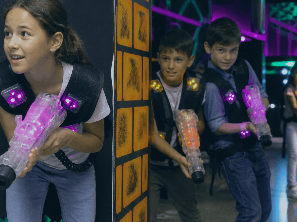 Laser tag indoor chaos: kid rating for dark rooms and sugar afterward — supporting Beach Blog photo, Ocean City, Maryland