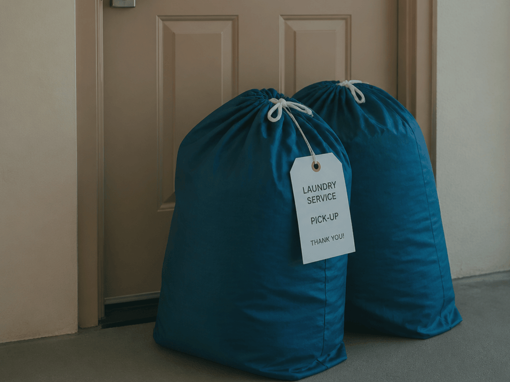 Laundry service pickup luxury: pay to skip the condo washer war — supporting Beach Blog photo, Ocean City, Maryland