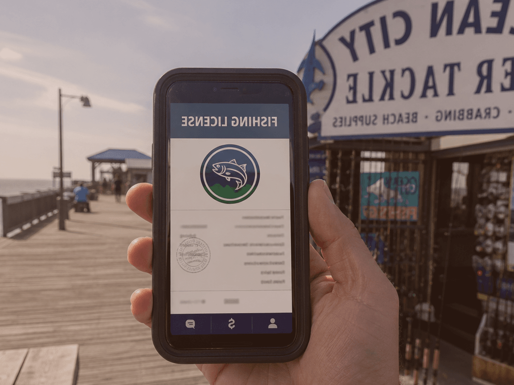 License screenshot before you cast: proof beats pocket panic — supporting Beach Blog photo, Ocean City, Maryland