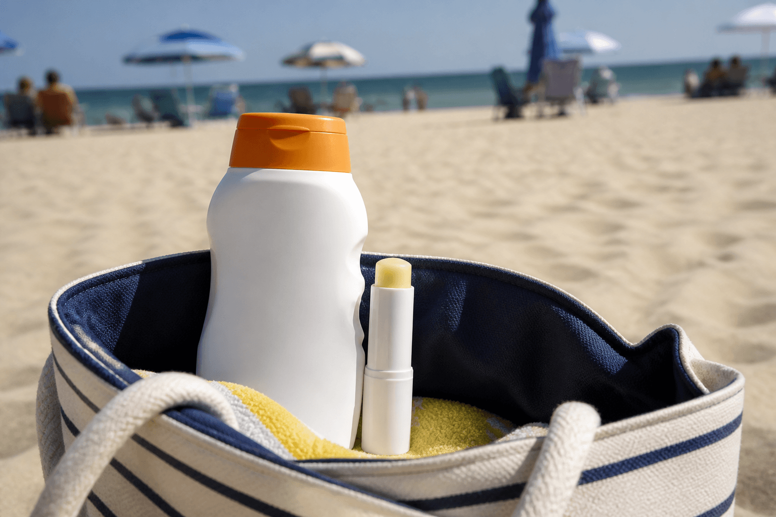 SPF lip balm: pocket pair with the sunscreen — Beach Blog photo, Ocean City, Maryland
