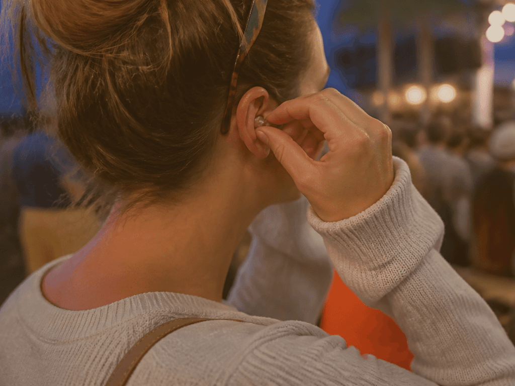 Live music decibel kit: earplugs that keep the night fun longer — supporting Beach Blog photo, Ocean City, Maryland