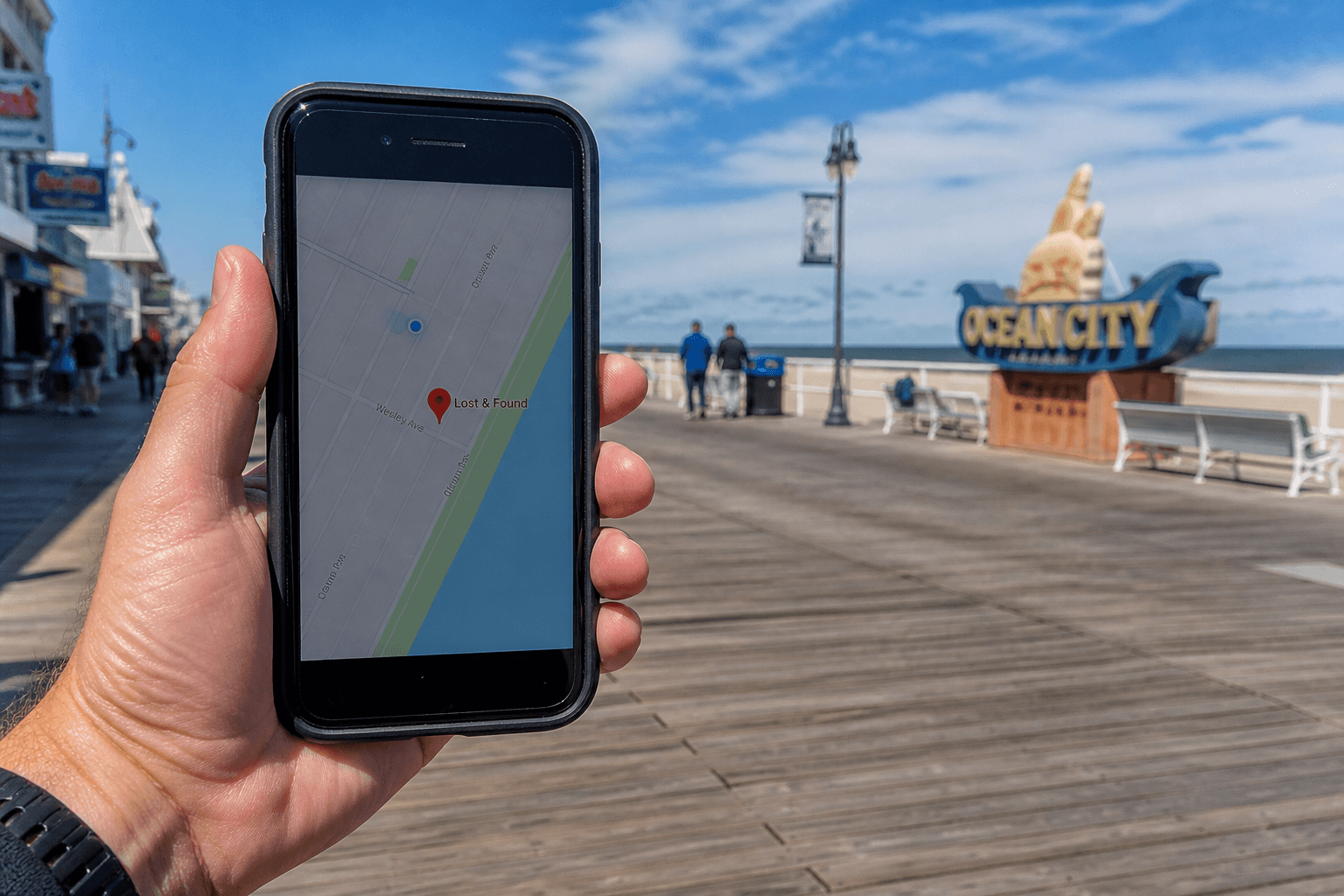 Boardwalk lost and found: pin the office location — Beach Blog photo, Ocean City, Maryland