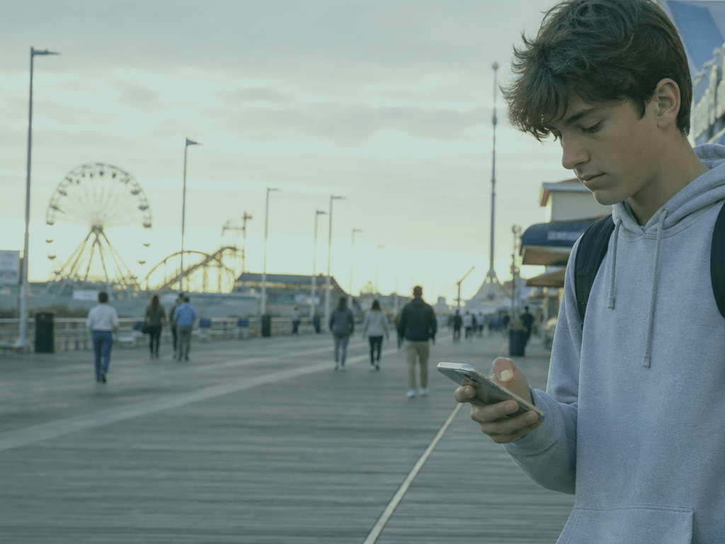 Lost phone Boardwalk protocol: track, freeze, meet up—then mourn later — supporting Beach Blog photo, Ocean City, Maryland