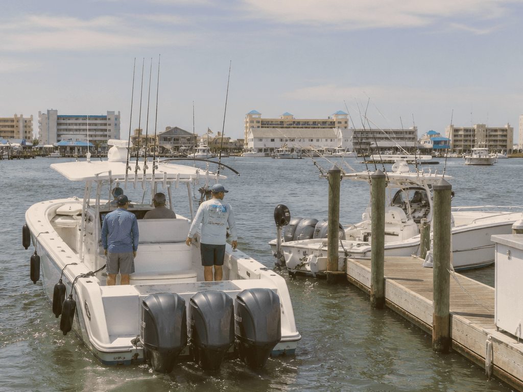 Marina fuel and pump-out etiquette: don't be that boat on a Saturday — supporting Beach Blog photo, Ocean City, Maryland
