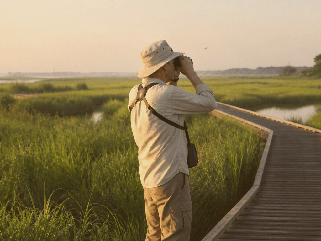 Marsh habitat walk before Boardwalk volume: quieter ecology, bigger payoff — supporting Beach Blog photo, Ocean City, Maryland