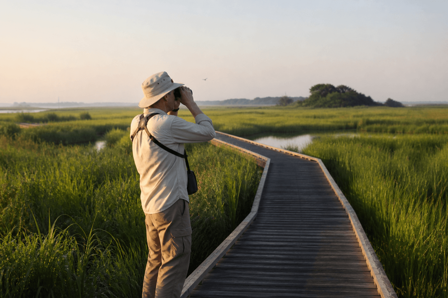 Marsh habitat walk before Boardwalk volume: quieter ecology, bigger payoff — Beach Blog photo, Ocean City, Maryland