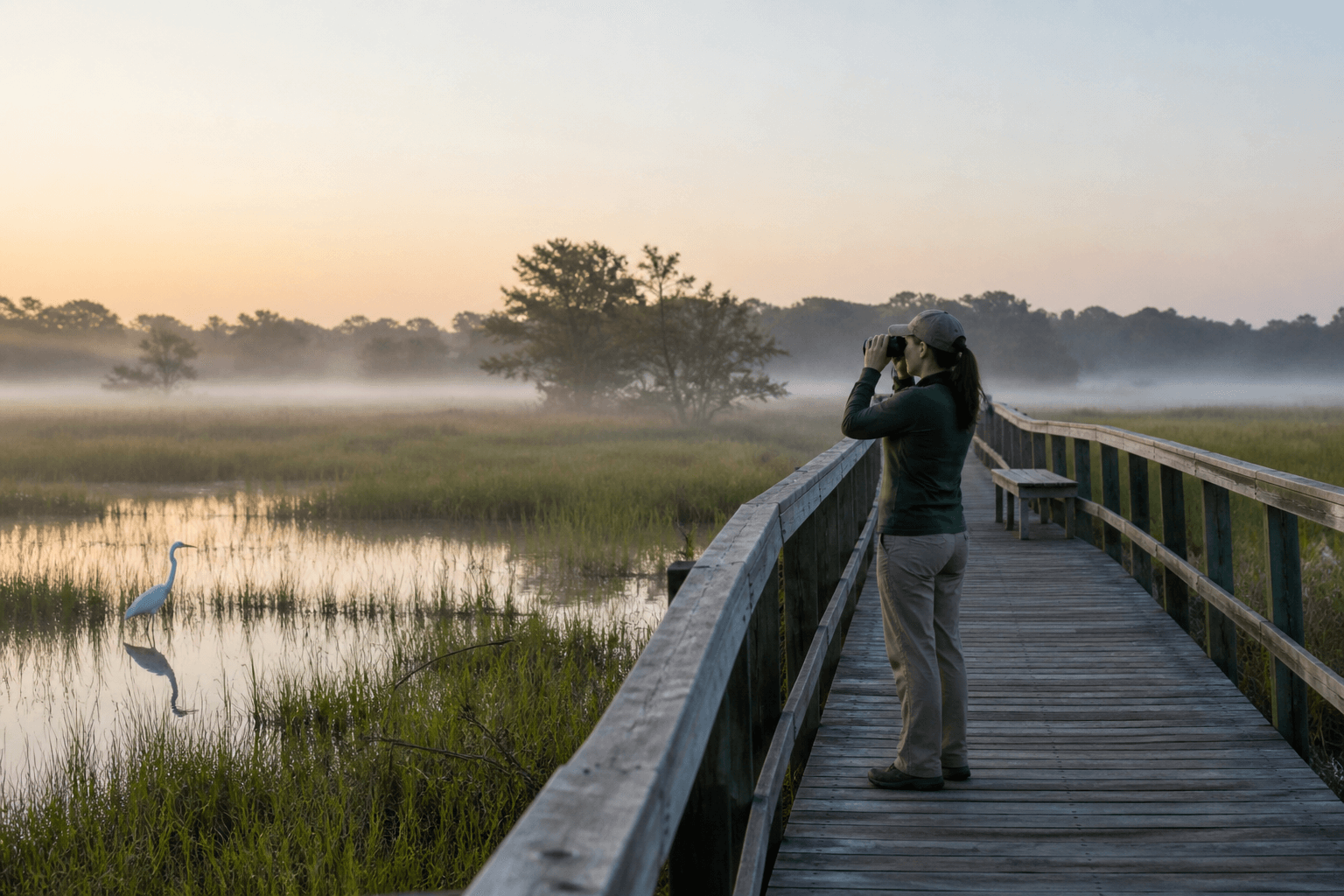 Marsh morning before the Boardwalk volume — Beach Blog photo, Ocean City, Maryland