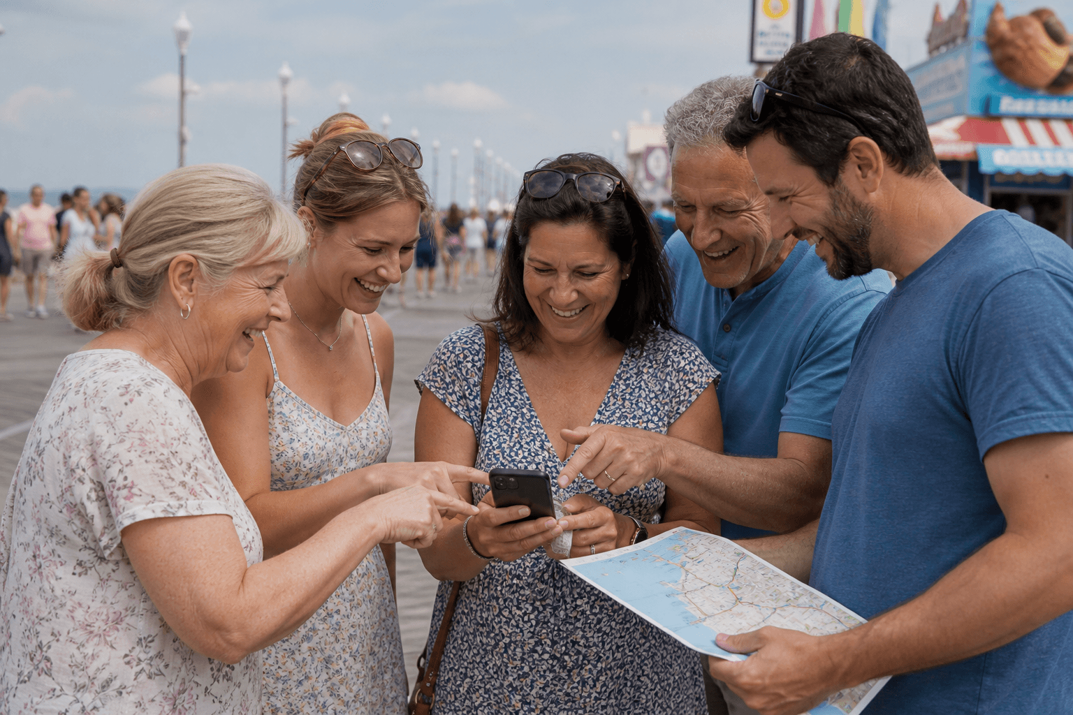 Meetup time, not just a pin: families need both — Beach Blog photo, Ocean City, Maryland