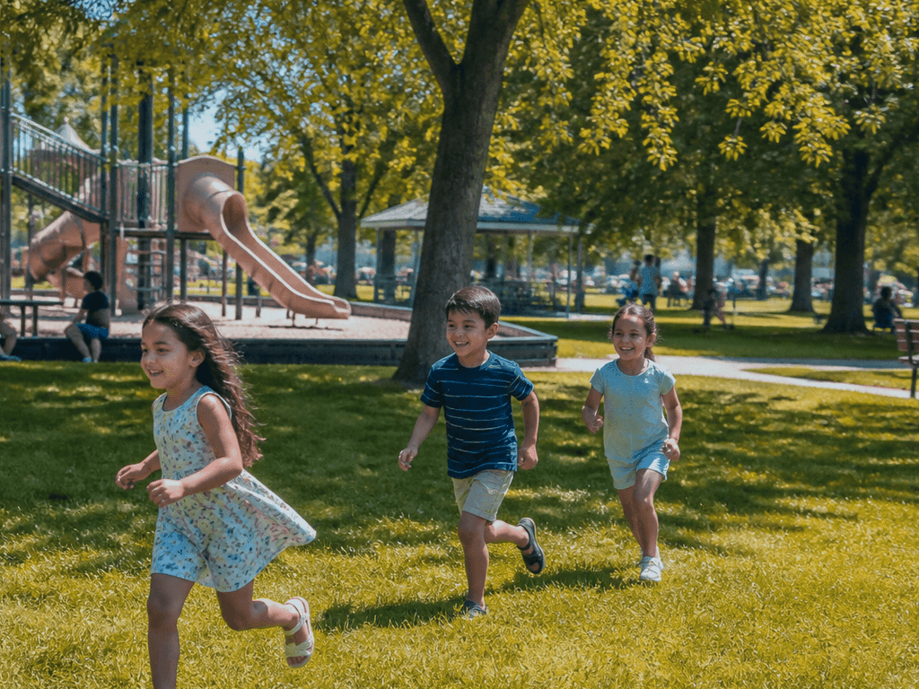 Northside Park quiet hour: when cousins need grass more than neon — supporting Beach Blog photo, Ocean City, Maryland