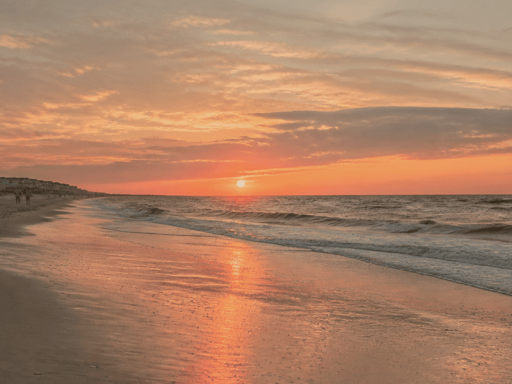 Northside sunset without downtown volume: quieter light, easier parking math — supporting Beach Blog photo, Ocean City, Maryland