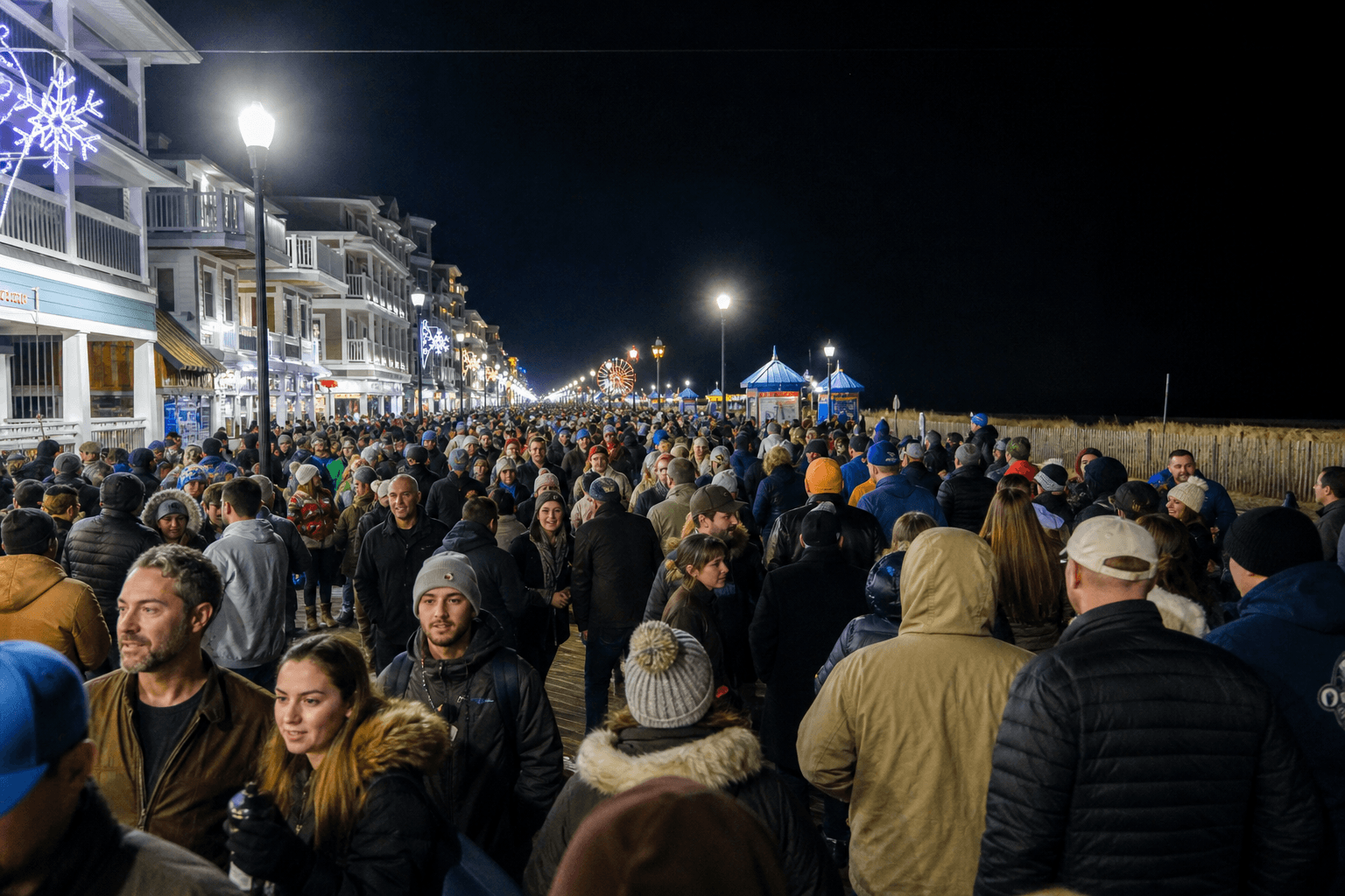NYE Boardwalk crowd exit plan: celebrate, then leave like you meant it — Beach Blog photo, Ocean City, Maryland