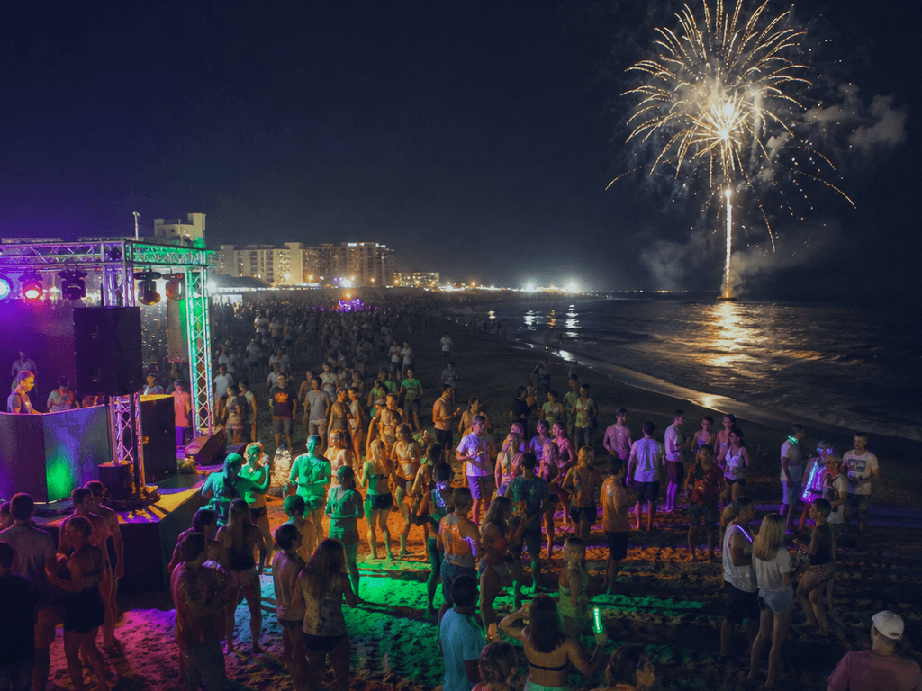 OC Beach Dance Parties: sand, loud speakers, and fireworks that rewrite your bedtime — supporting Beach Blog photo, Ocean City, Maryland