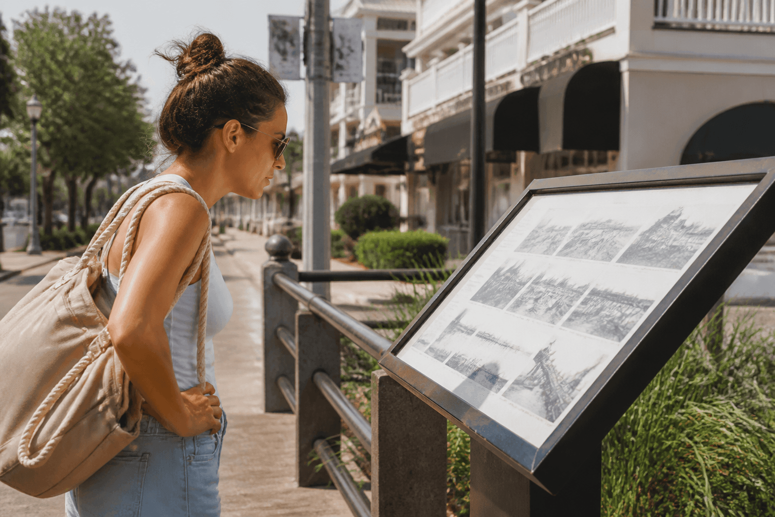 History plaque scavenger: ten stops, one hour, smarter Boardwalk brain — Beach Blog photo, Ocean City, Maryland