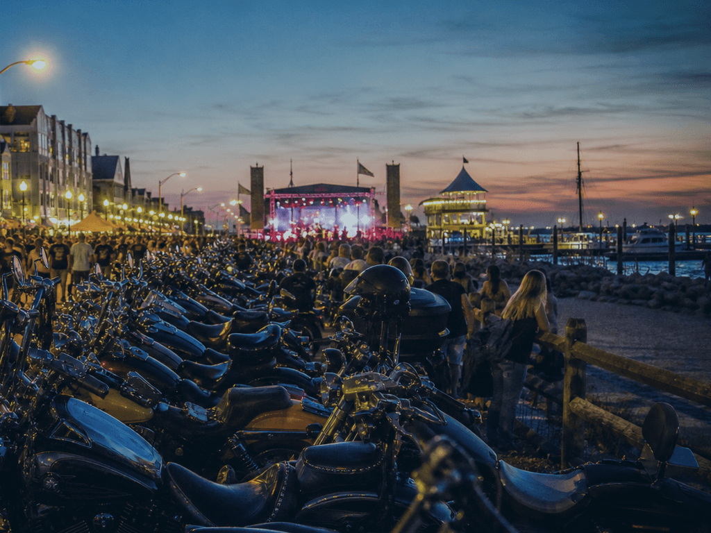 OC Rock & Ride (Bikefest): motorcycles, vendor villages, and concerts that remake the island — supporting Beach Blog photo, Ocean City, Maryland