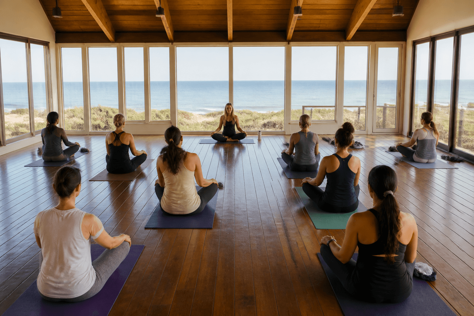Yoga studio drop-in on vacation: one class, then beach without guilt — Beach Blog photo, Ocean City, Maryland